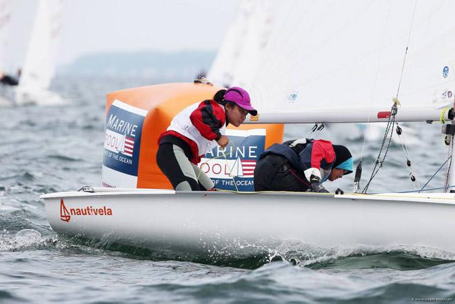 Nuraisyah Jamil and Umi Nurwahida Sallehuddin - 2014 420 World Championship © Christian Beeck